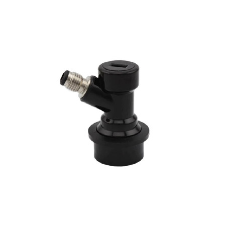 Ball Lock Quick Disconnect thread bulkhead (black/beer)