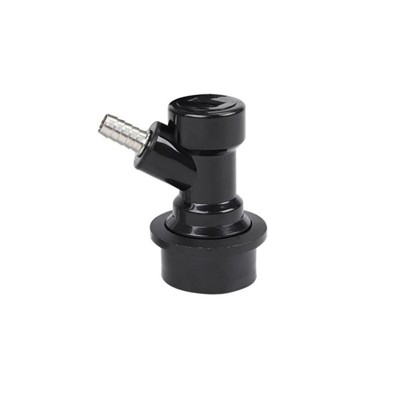 Steckkupplung für Soda-Keg (Schwarz/Bier)